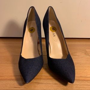 Denim heel